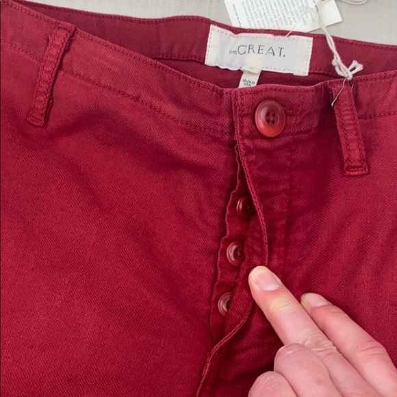 THE GREAT. The Carpenter Low Slung Trousers NWT - Picture 6 of 16